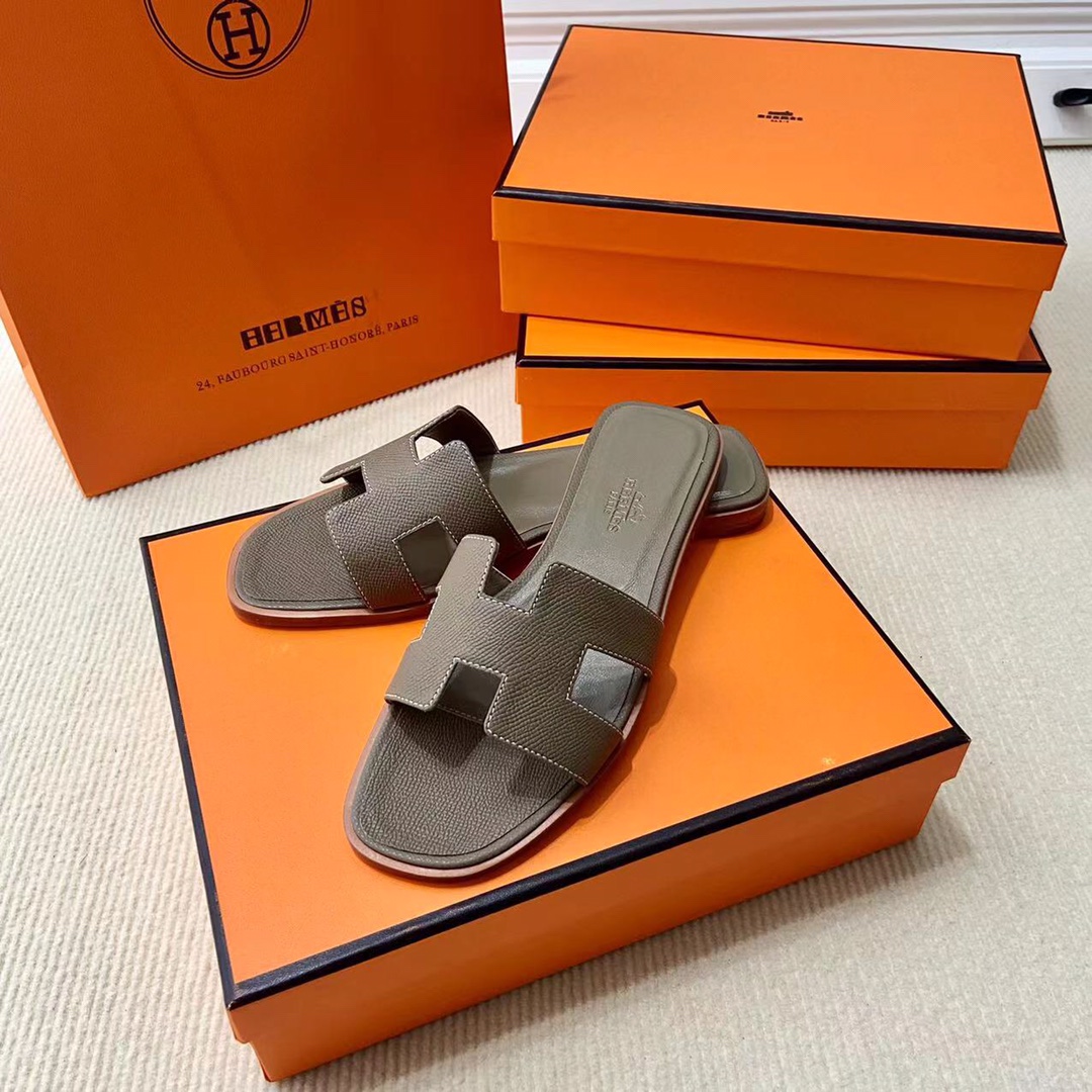 에르메스 올수공 오란 슬리퍼 샌들 앱송 45